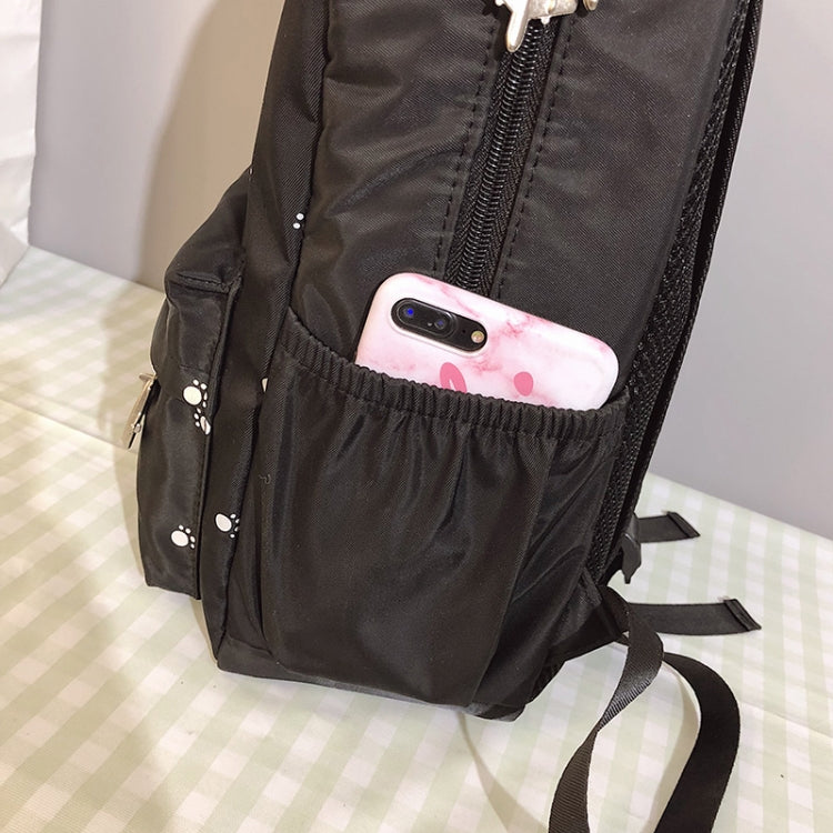 Small Footprint Pattern Waterproof Oxford Cloth Shoulder Backpack Casual Handbag Shoulder Bag