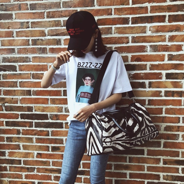 Large Capacity PU Leather Casual Travel Handbags Single Shoulder Bag, Size: S (Black)