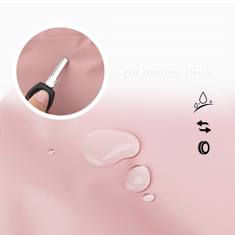 Leisure Oxford Cloth Shoulder Travel Bag Sport Handbag (Pink)