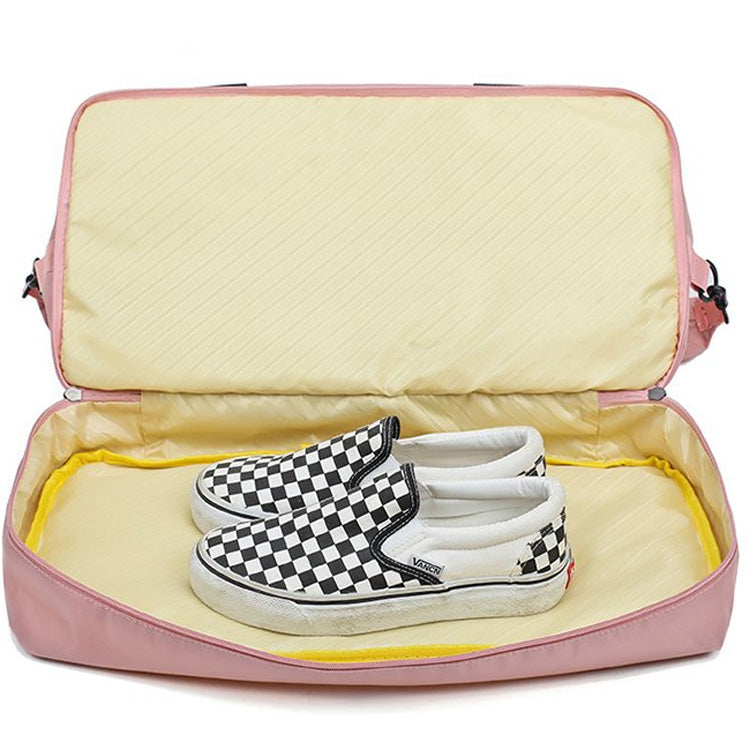 Dry and Wet Separating Shoulder Travel Bag Leisure Sport Handbag with Shoes Socket