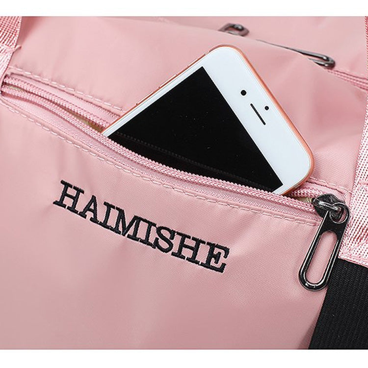 Dry and Wet Separating Shoulder Travel Bag Leisure Sport Handbag with Shoes Socket