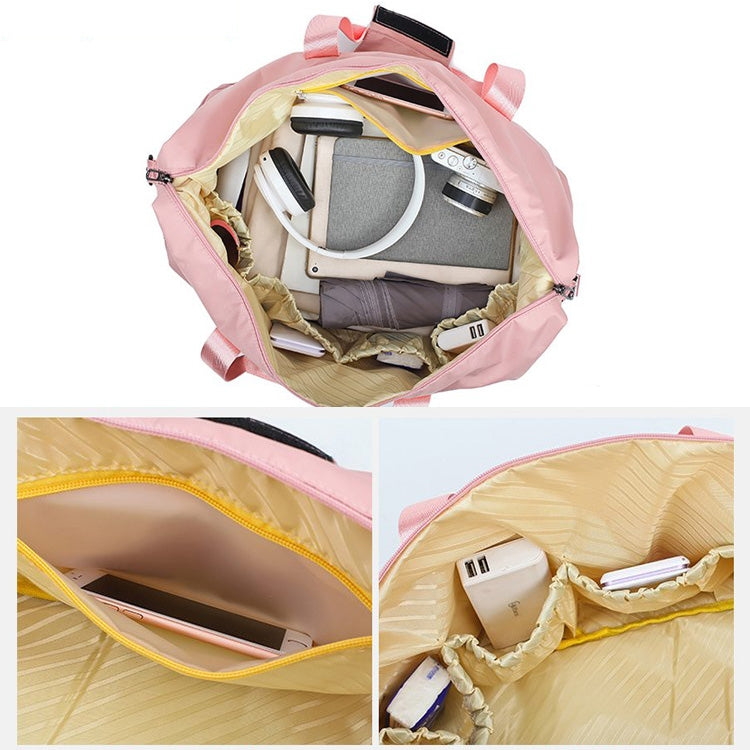 Dry and Wet Separating Shoulder Travel Bag Leisure Sport Handbag with Shoes Socket