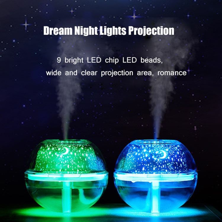 YWXLight 200ml 2W Projection Humidifier Night Light