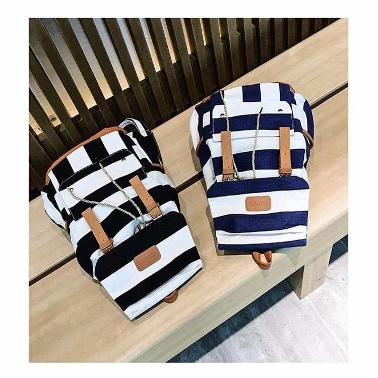 Canvas Waterproof School Backpack Casual Handbag Double Shoulder Bag