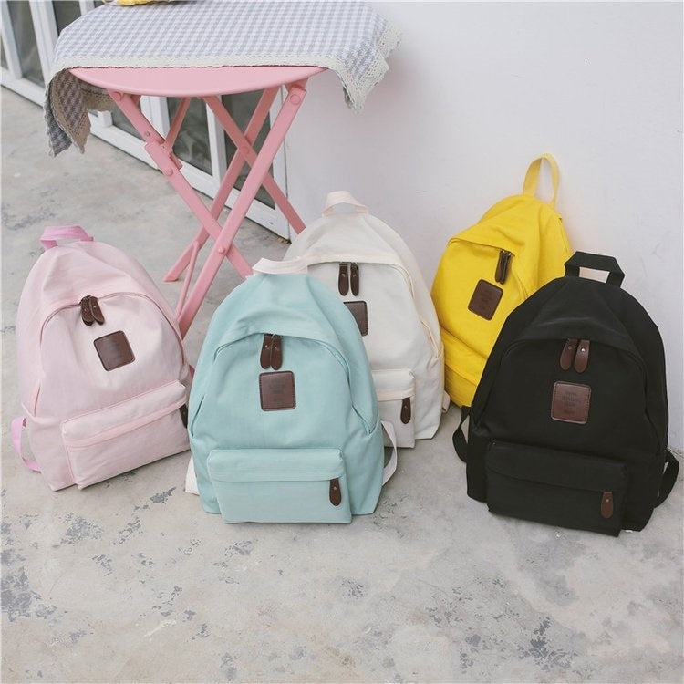 Double Shoulders School Bag Travel Backpack Bag