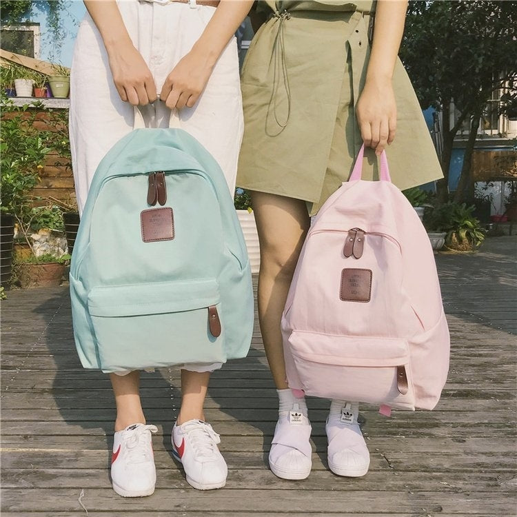 Double Shoulders School Bag Travel Backpack Bag