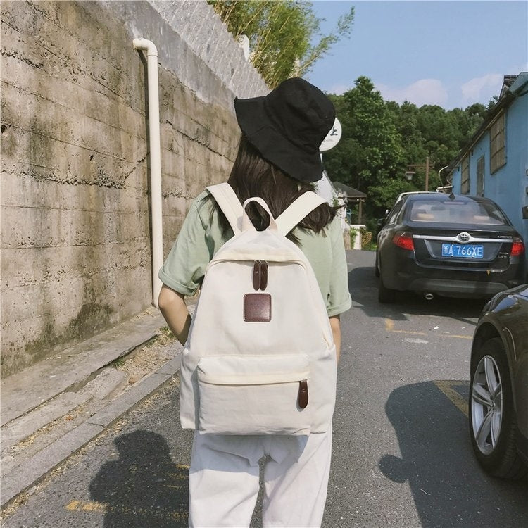 Double Shoulders School Bag Travel Backpack Bag