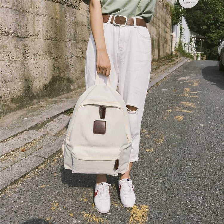 Double Shoulders School Bag Travel Backpack Bag