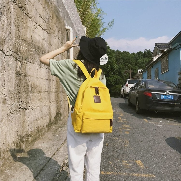 Double Shoulders School Bag Travel Backpack Bag