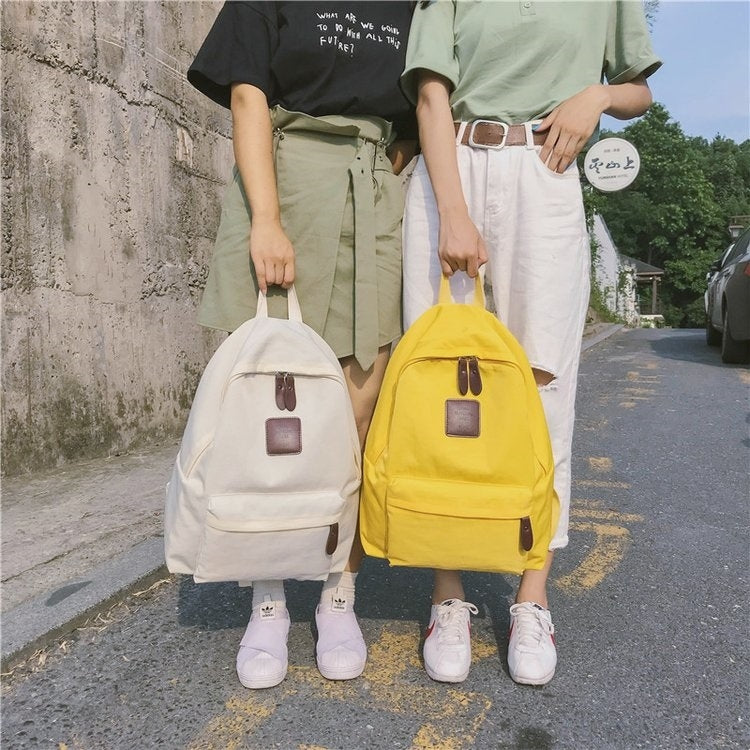 Double Shoulders School Bag Travel Backpack Bag