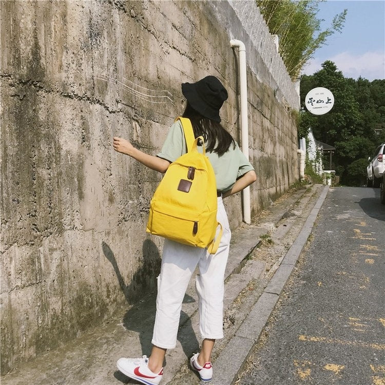 Double Shoulders School Bag Travel Backpack Bag