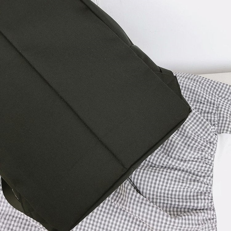 Words Pattern Double Shoulders School Bag Travel Backpack Bag