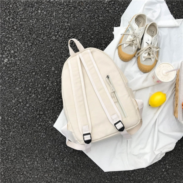 Graffiti Words Pattern Double Shoulders School Bag Travel Backpack Bag