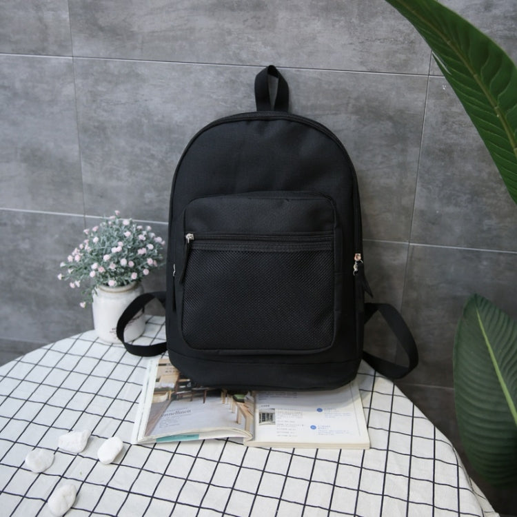 Oxford Double Shoulders School Bag Travel Backpack Bag