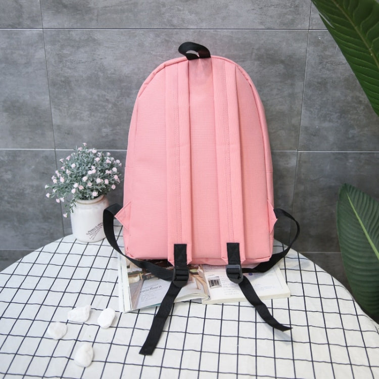 Oxford Double Shoulders School Bag Travel Backpack Bag