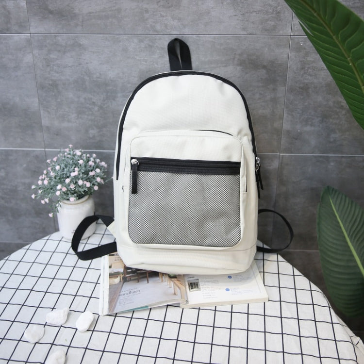 Oxford Double Shoulders School Bag Travel Backpack Bag