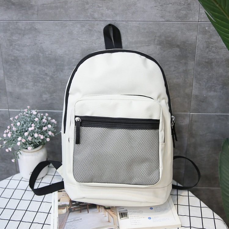 Oxford Double Shoulders School Bag Travel Backpack Bag