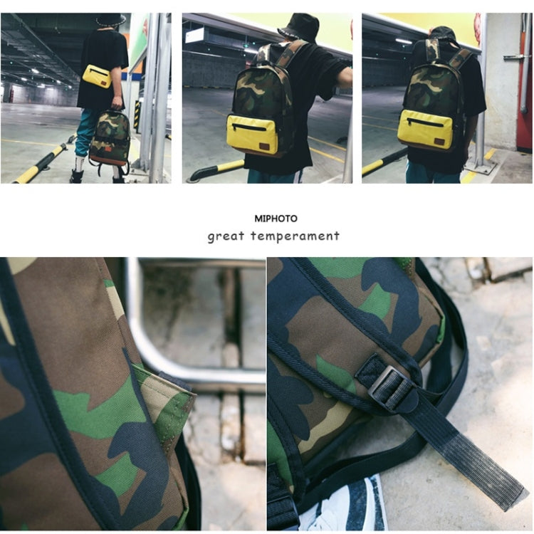 2 in 1 Double Shoulders School Bag Travel Backpack Bag