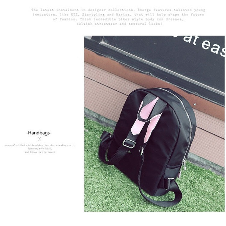 Heart Pattern Double Shoulders School Bag Travel Backpack Bag (Pink)