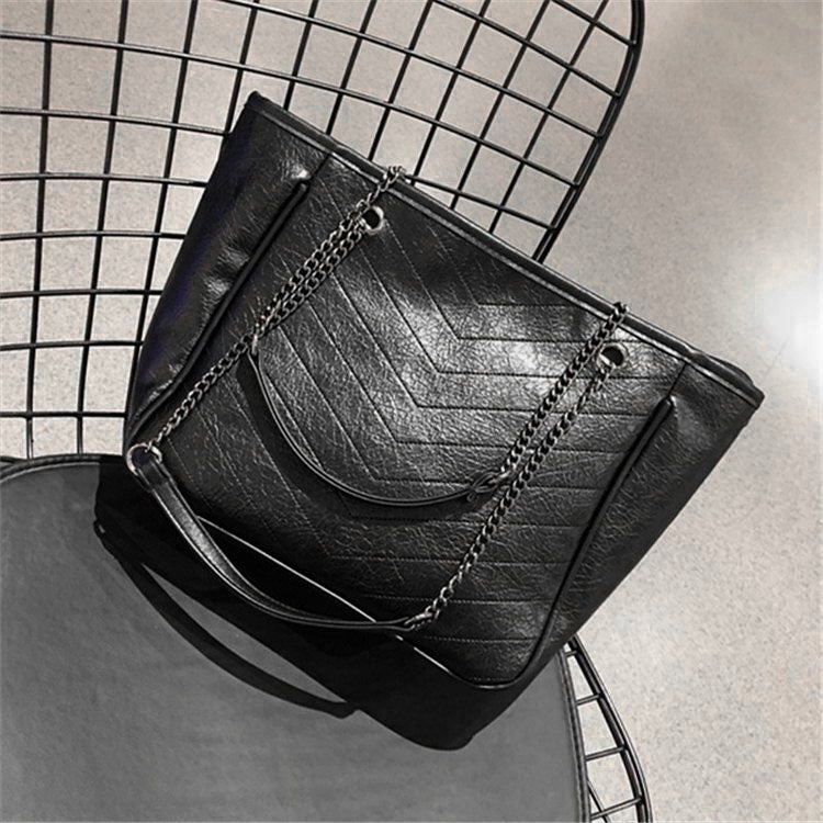 Casual Multifunctional PU Leather Shoulder Crossbody Chain Bag Ladies Handbag