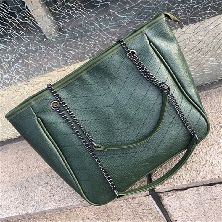 Casual Multifunctional PU Leather Shoulder Crossbody Chain Bag Ladies Handbag