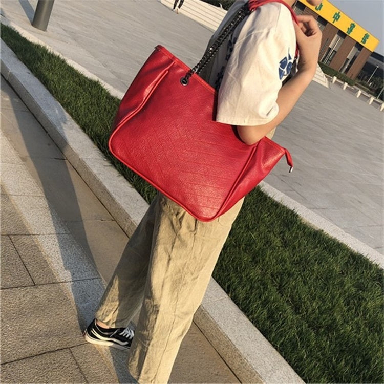 Casual Multifunctional PU Leather Shoulder Crossbody Chain Bag Ladies Handbag