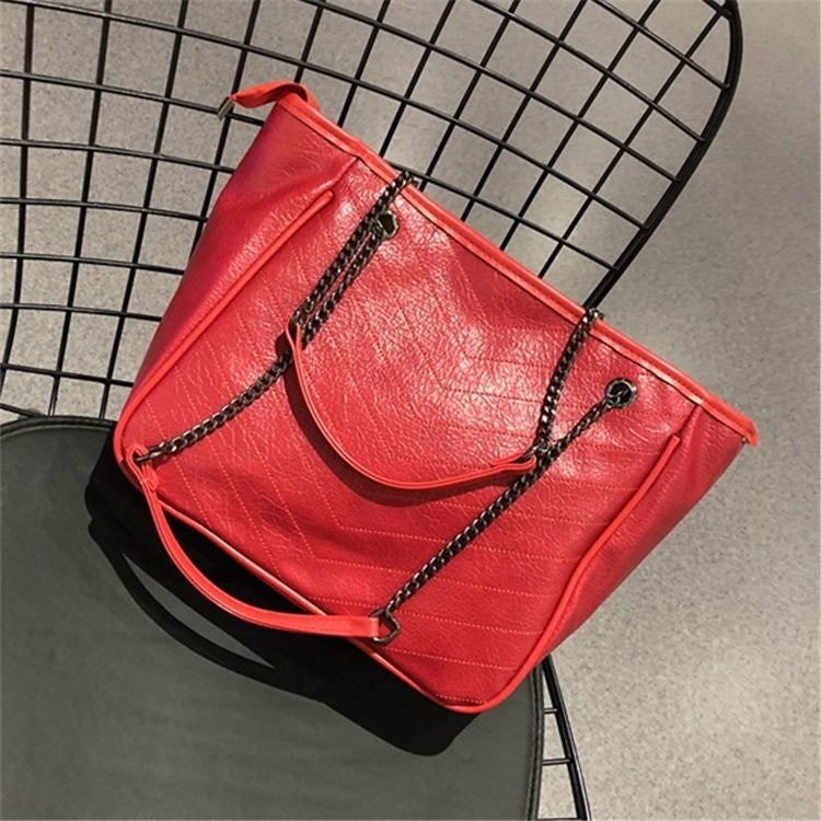 Casual Multifunctional PU Leather Shoulder Crossbody Chain Bag Ladies Handbag