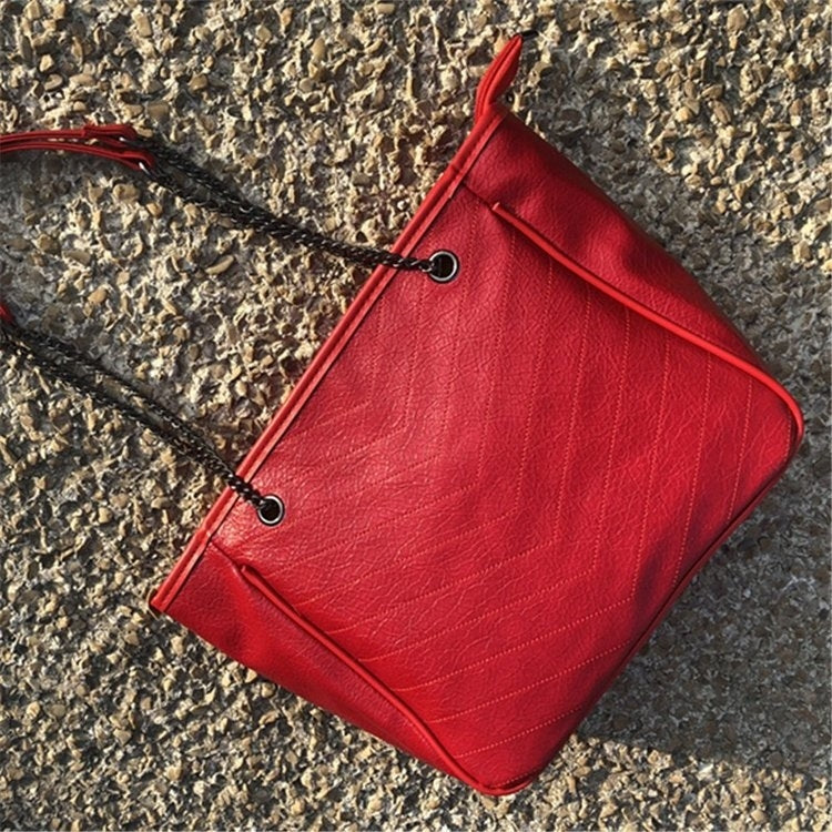 Casual Multifunctional PU Leather Shoulder Crossbody Chain Bag Ladies Handbag