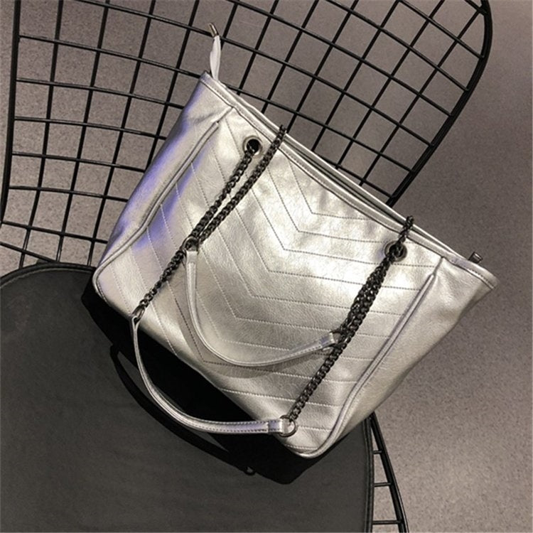 Casual Multifunctional PU Leather Shoulder Crossbody Chain Bag Ladies Handbag