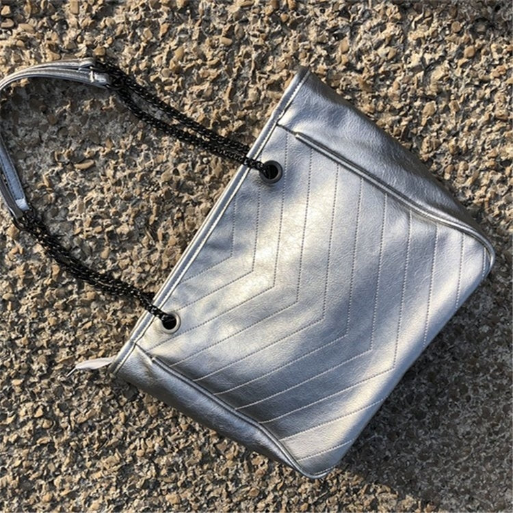 Casual Multifunctional PU Leather Shoulder Crossbody Chain Bag Ladies Handbag