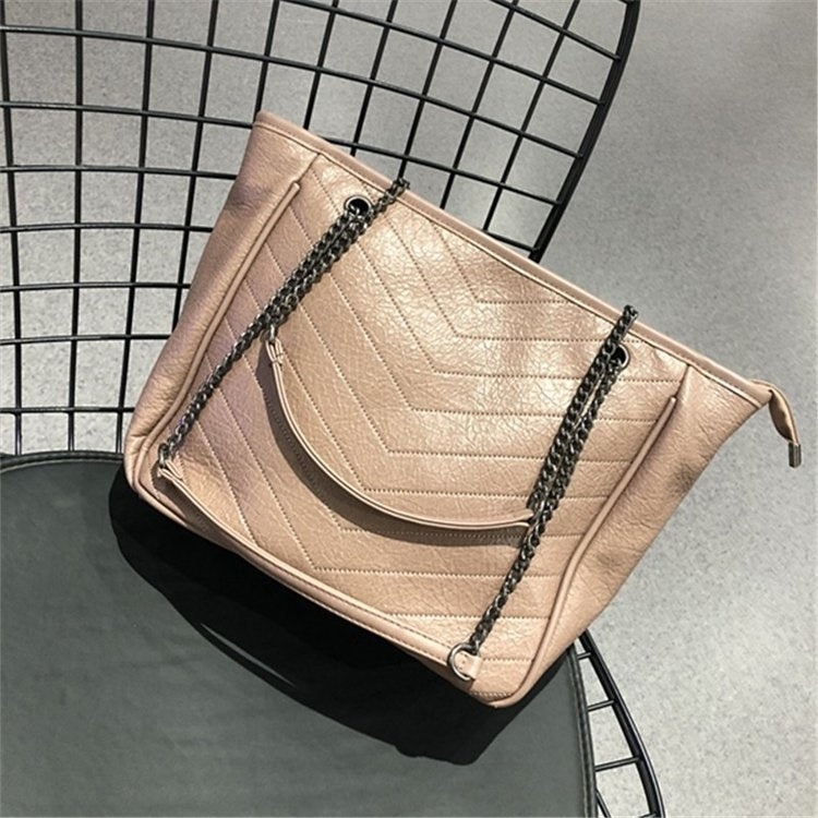 Casual Multifunctional PU Leather Shoulder Crossbody Chain Bag Ladies Handbag