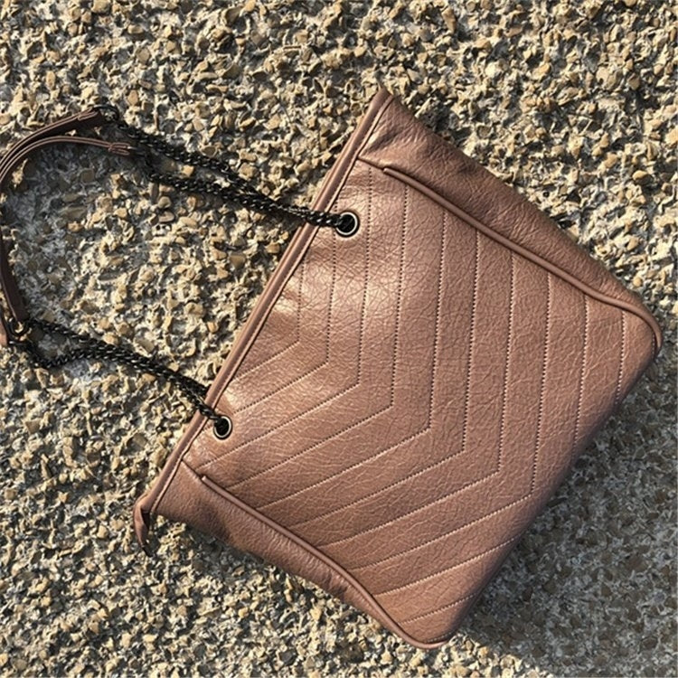 Casual Multifunctional PU Leather Shoulder Crossbody Chain Bag Ladies Handbag