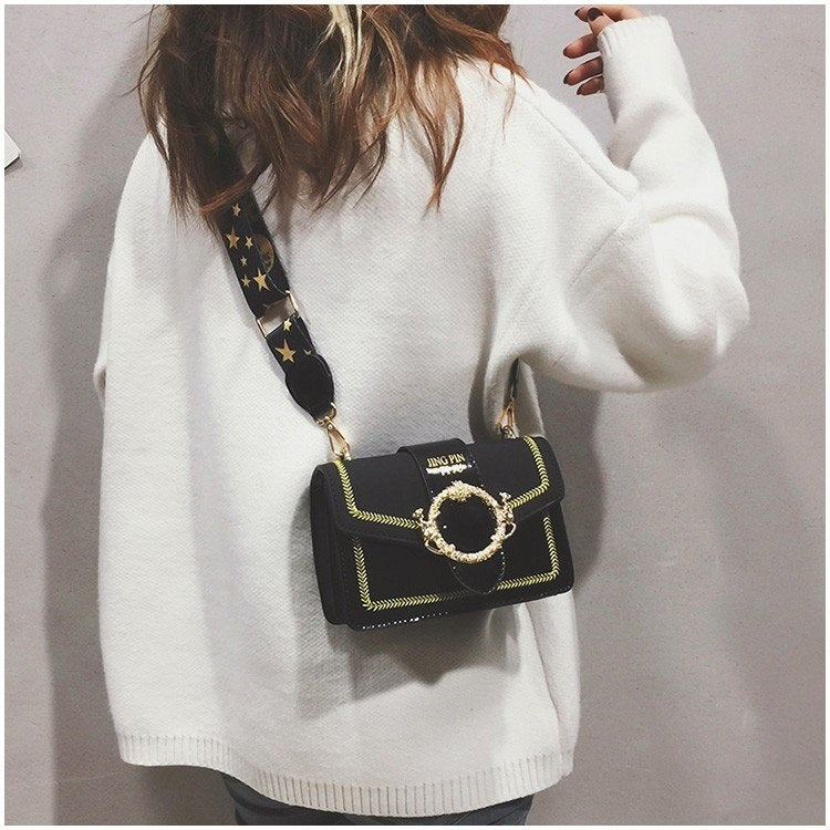 Casual PU Leather Shoulder Bag Messenger Bag Ladies Handbag