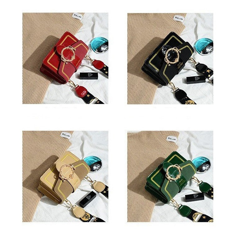 Casual PU Leather Shoulder Bag Messenger Bag Ladies Handbag