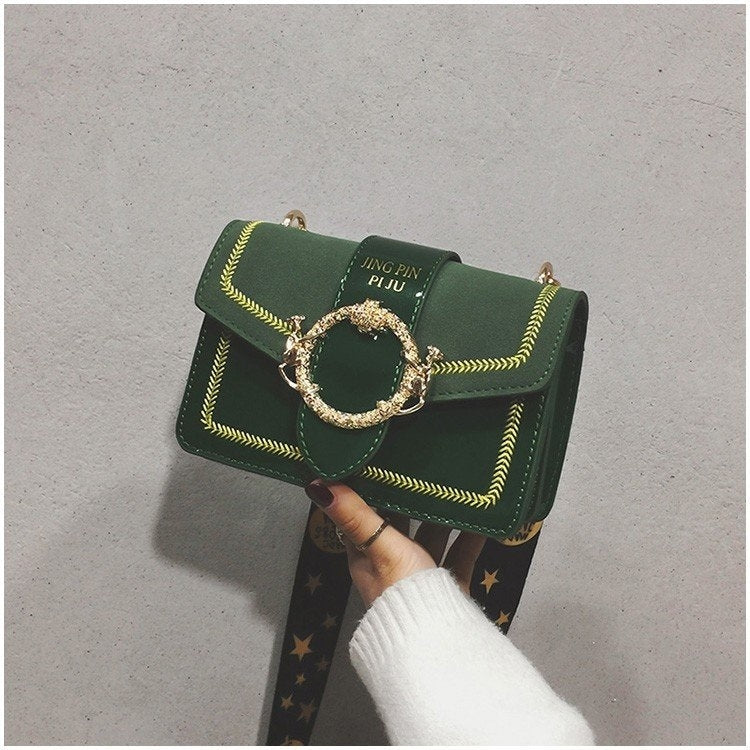 Casual PU Leather Shoulder Bag Messenger Bag Ladies Handbag