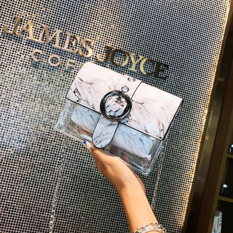 Marble Texture Casual Shoulder Bag Messenger Bag Ladies Handbag