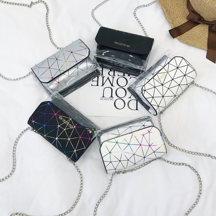 Mesh Casual Shoulder Bag Messenger Bag Ladies Handbag