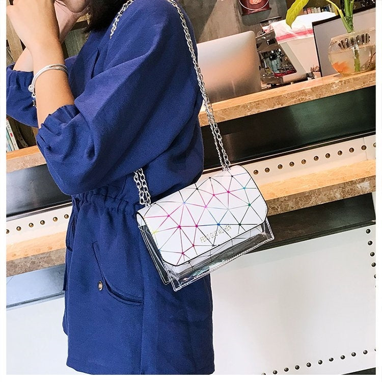 Mesh Casual Shoulder Bag Messenger Bag Ladies Handbag