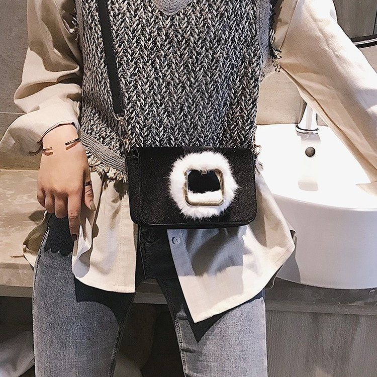 Fashion Shiny Casual PU Leather Handbag Single Shoulder Bag