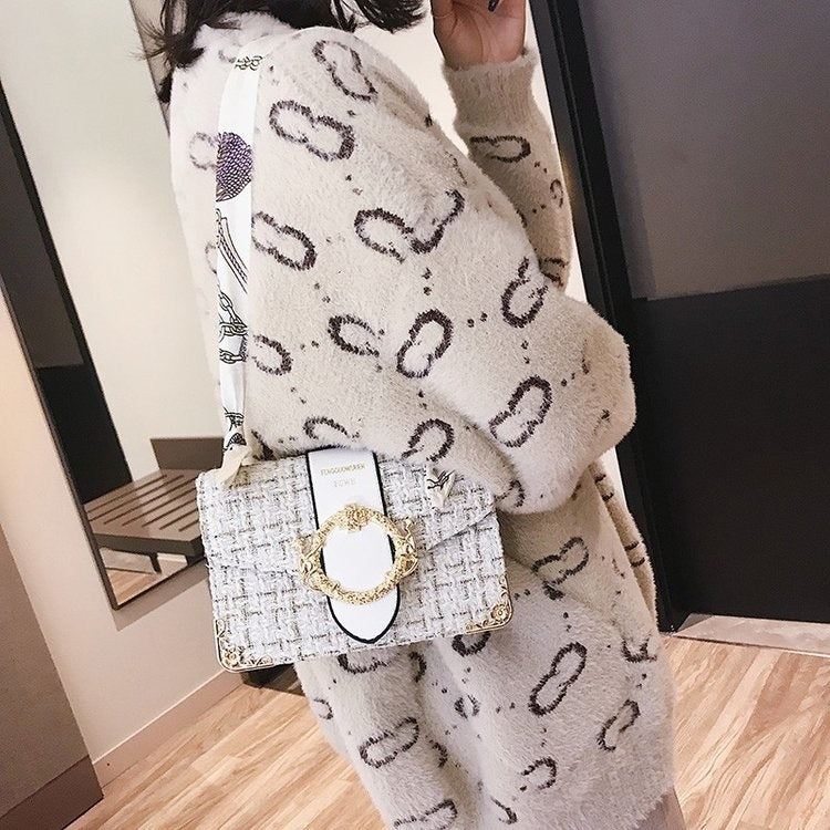 Fashion Shiny Casual Handbag Single Shoulder Bag