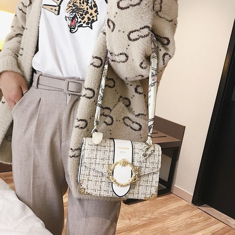 Fashion Shiny Casual Handbag Single Shoulder Bag
