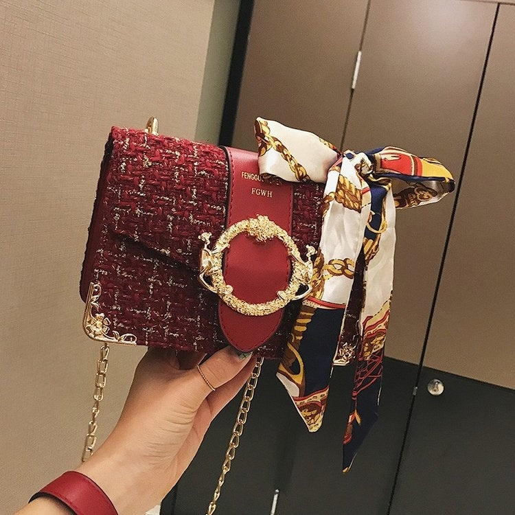 Fashion Shiny Casual Handbag Single Shoulder Bag