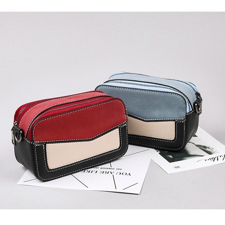 Multifunctional PU Leather Shoulder Crossbody Bag Women Handbag (Red)