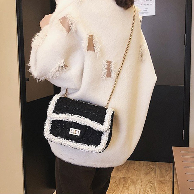 Casual Metal Buckle Shoulder Bag Messenger Bag Chain Bag Ladies Handbag