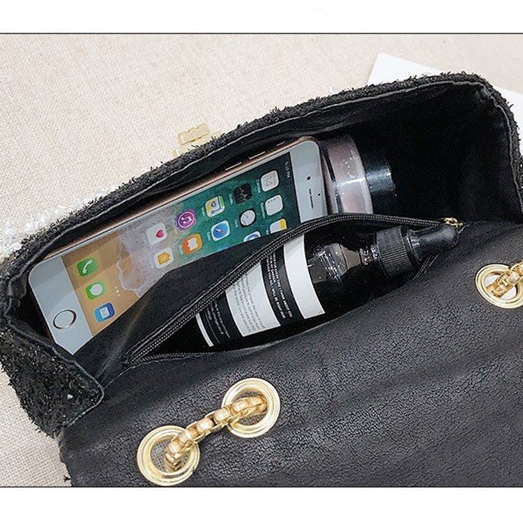 Casual Metal Buckle Shoulder Bag Messenger Bag Chain Bag Ladies Handbag