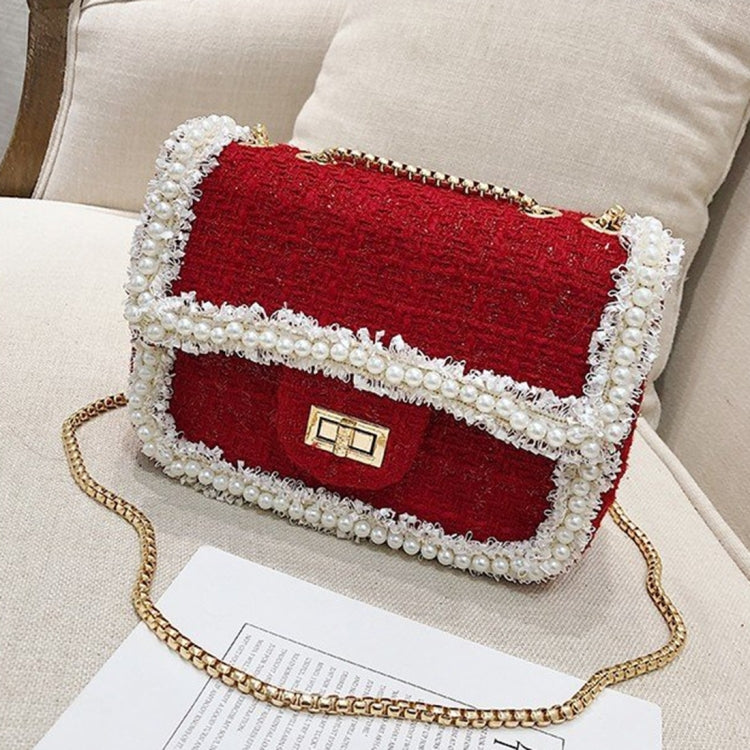 Casual Metal Buckle Shoulder Bag Messenger Bag Chain Bag Ladies Handbag