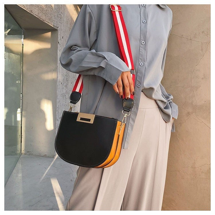 Multifunctional PU Leather Shoulder Crossbody Bag Women Handbag