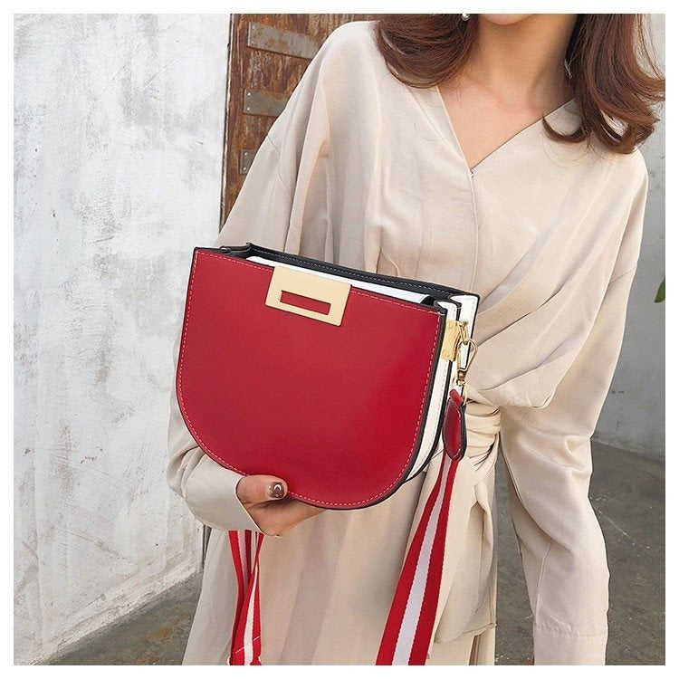 Multifunctional PU Leather Shoulder Crossbody Bag Women Handbag