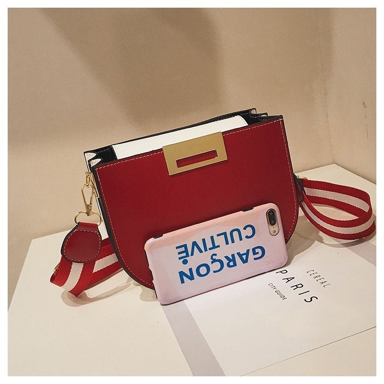 Multifunctional PU Leather Shoulder Crossbody Bag Women Handbag