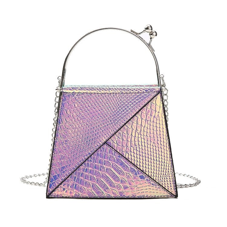 Laser Color Shoulder Bag Messenger Bag Chain Bag Ladies Handbag